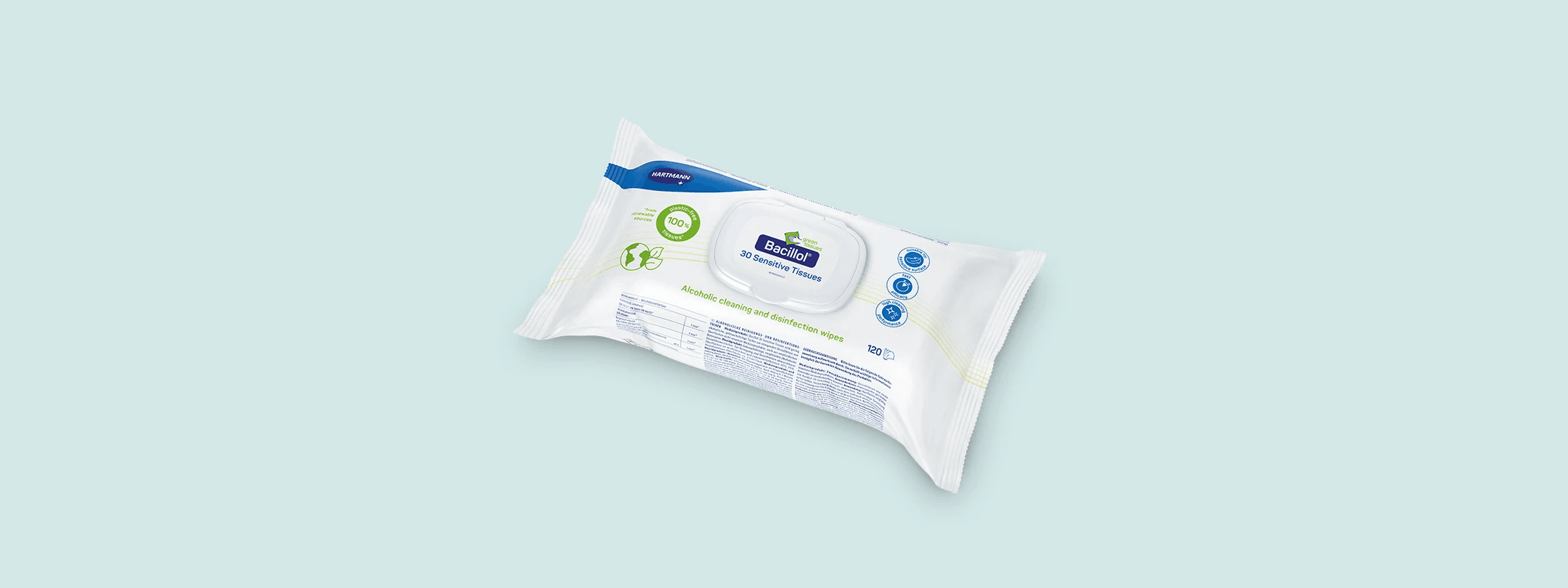 Bacillol Sensitive Tissues Desinfektionstücher Packung